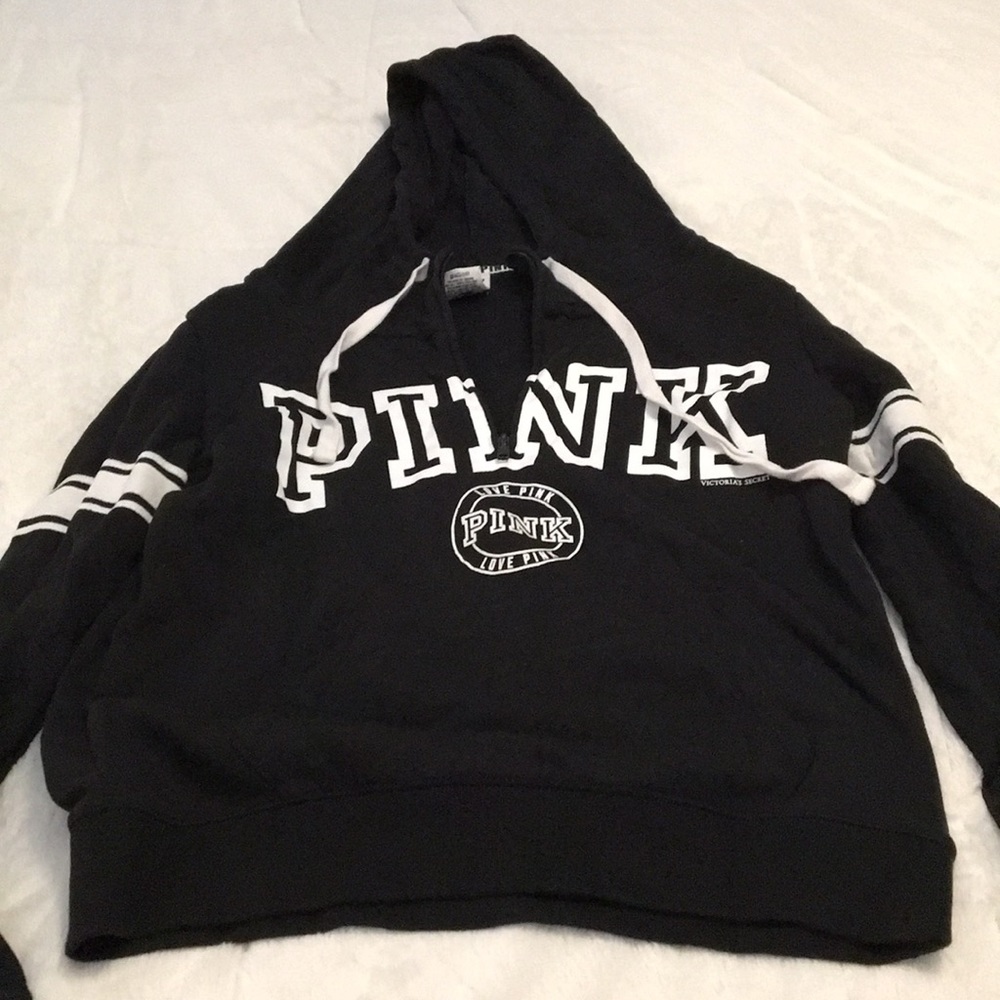 PINK half zip hoodie